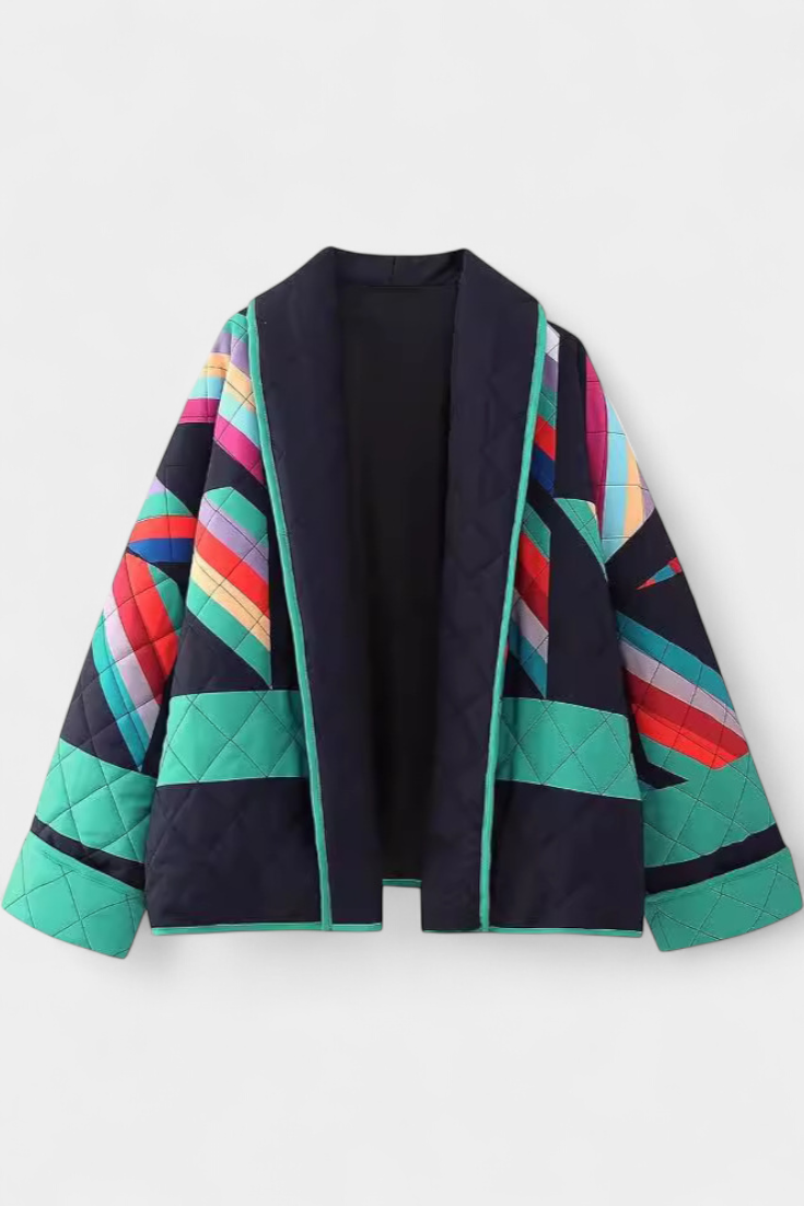 Maika Chaqueta Vintage de Corte Relajado