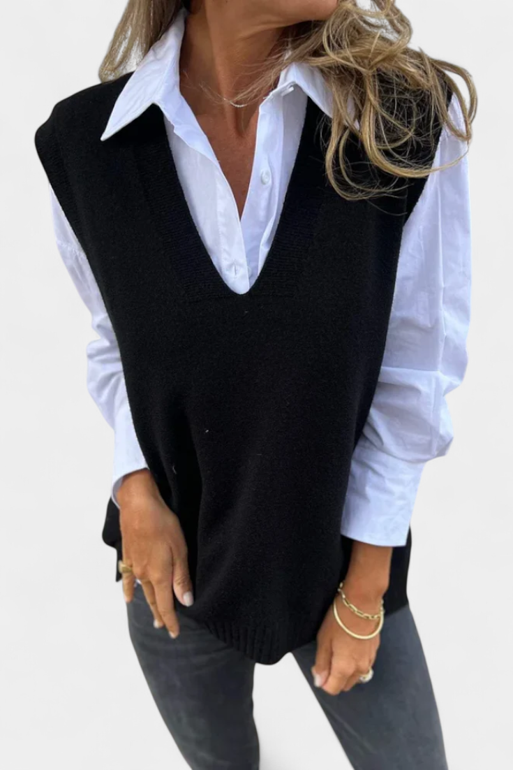 Mairead Chaqueta de Punto con Escote en V