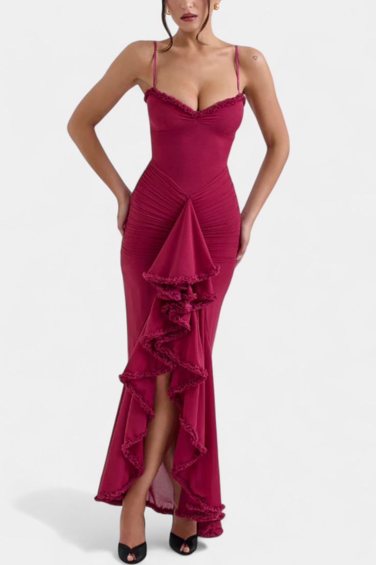 Élodie Vestido de Corsé con Volantes