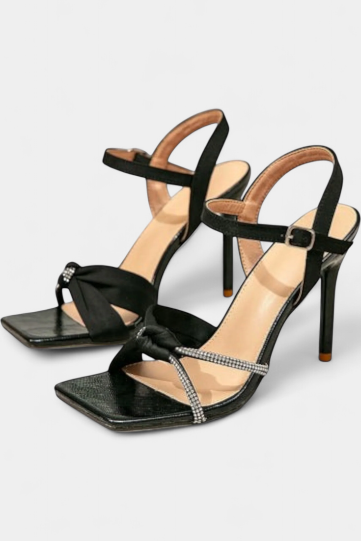 Loera Tacones de Aguja con Adornos de Strass