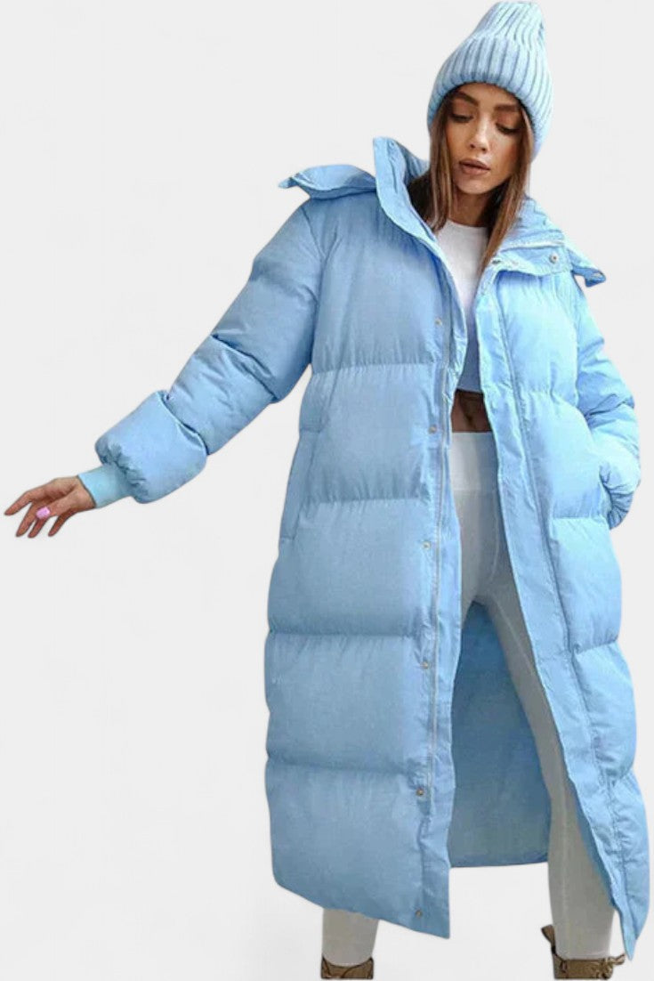 Razel Abrigo Puffer de Invierno con Capucha