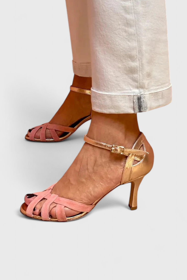 Juul Tacones Elegantes con Tira en T y Plantilla Acolchada