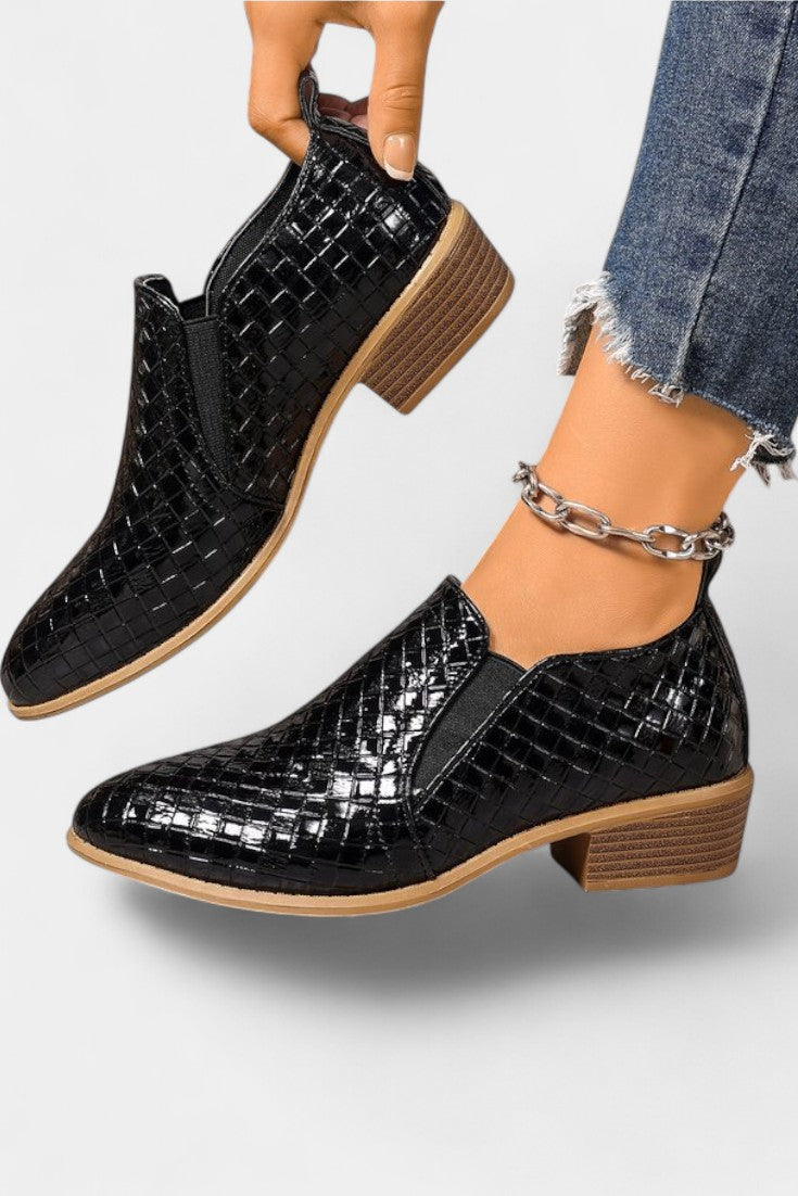 Evran Zapatos de Tacón Ortopédico con Bloque Estable