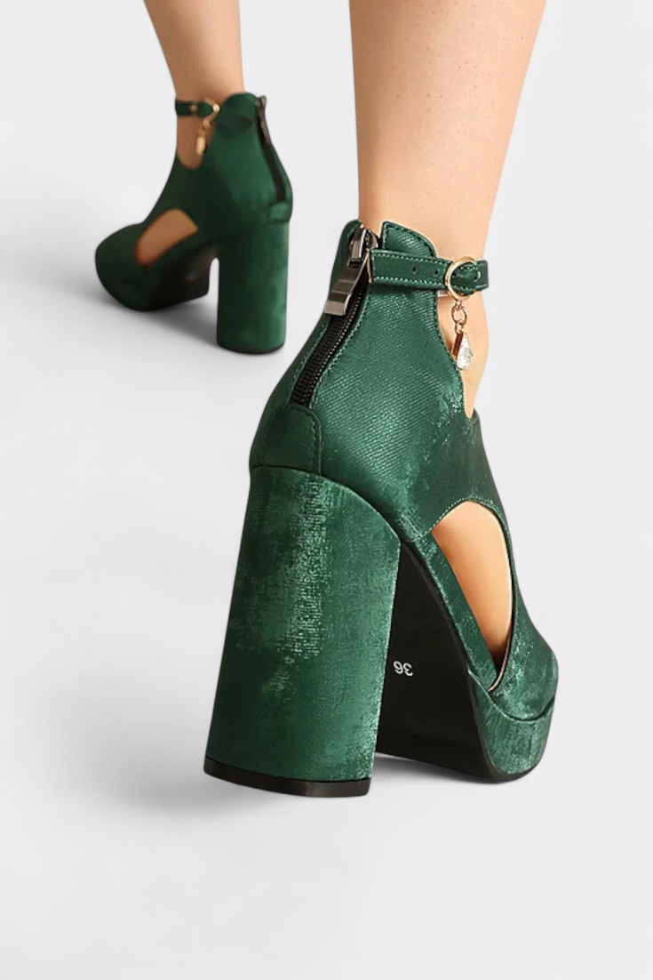 Lopez Tacones Gruesos Multicolor