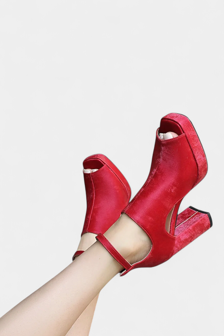 Lopez Tacones Gruesos Multicolor