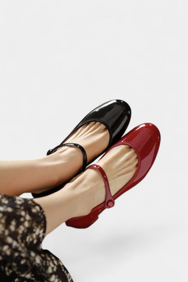 Livy Mary Janes de Cuero Atemporales