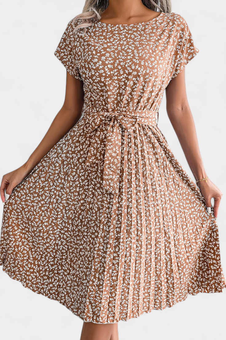 Galilea Vestido Midi Floral de Inspiración Campestre