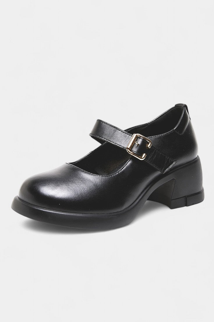 Kailyn Zapatos Mary Jane de Cuero