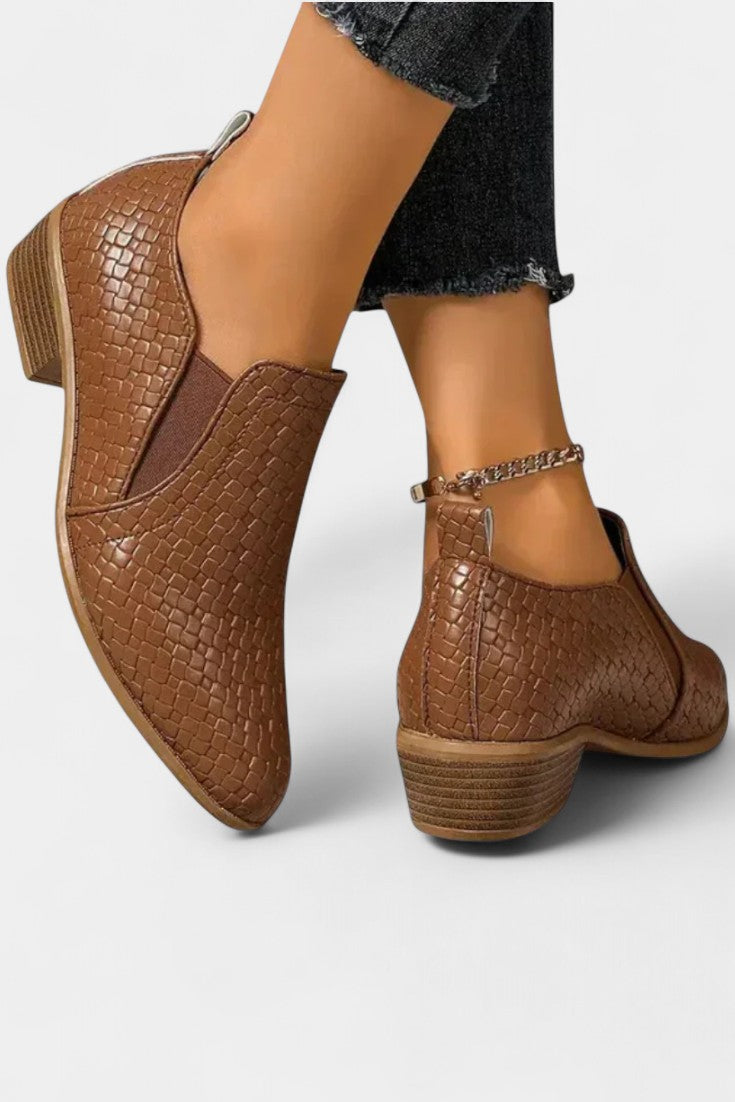 Evran Zapatos de Tacón Ortopédico con Bloque Estable