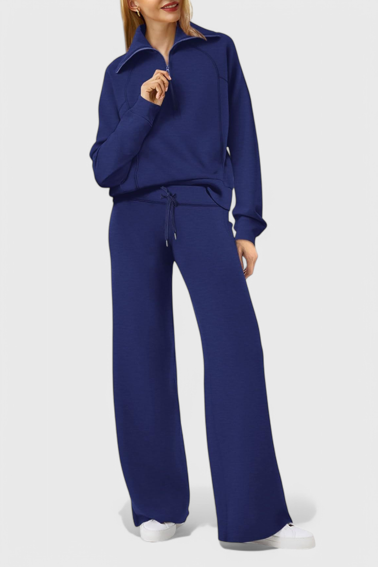 Berken Conjunto de Lounge de Dos Piezas de Manga Larga