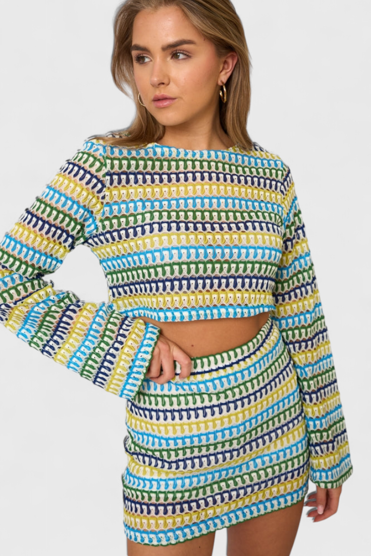 Islene Conjunto Boho de Ganchillo Ligero