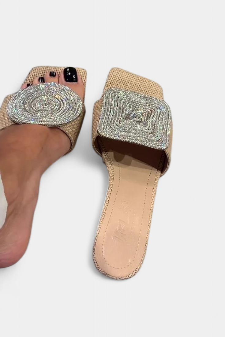 Rita Sandalias Redondas y Cuadradas con Tacón